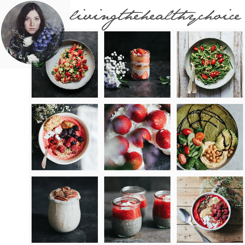 Instagram Food Blogs livingthehealthychocie